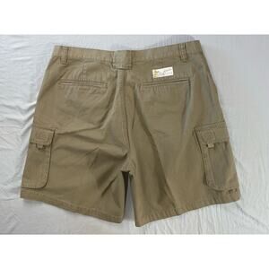 Kahala Vintage Flat Front 100% Cotton Canvas Cargo Shorts. Men's 38, GUC!!